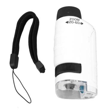 Imagem de WALFRONT Microscópio Portátil HD Pocket Pocket Mini Microscope Camera Science Crianças Estudantes Observação Diária
