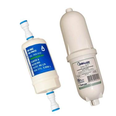 Imagem de Kit Filtro Compatível Purificador Soft + Pré Filtro Água - 24 Horas Fi