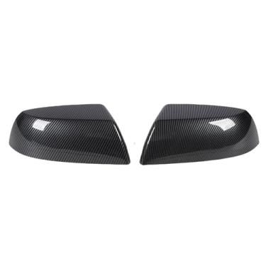 Imagem de Generic Tampa do Espelho Asa Porta Vista Traseira, Porta do Espelho Externa à Prova de Arranhão à Esquerda 87915 0C040 para Veículo (Estilo de fibra de carbono)