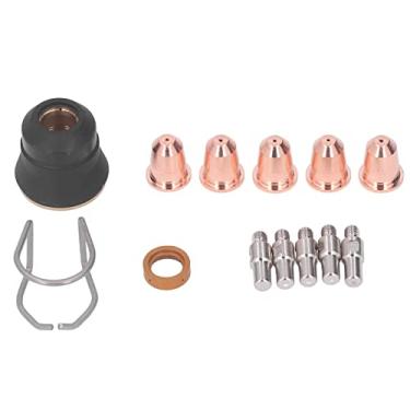 Imagem de ZAWELIYO 13Pcs Cortador Plasma Tocha Acessório Kit Consumíveis Peças Eletrodos Bico Dicas Spacer Difusor De Gás para DIY e Projetos De Pequenas Empresas