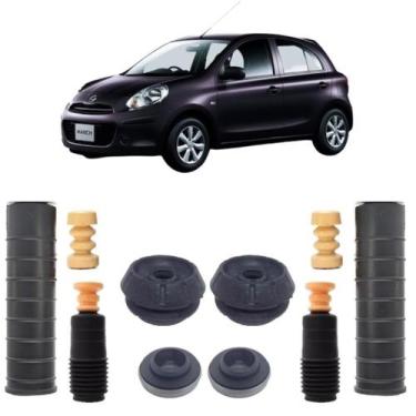 Imagem de Kit Coxim Batente Amortecedor Dianteiro Traseiro March 12/.. - Solupe 