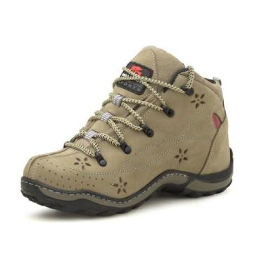 Imagem de Bota Adventure Feminina Couro Bell Petra Difranca 0710 Bege - BellBoot