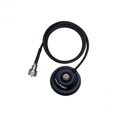 Imagem de Suporte Magnetico Para Antena Movel Aquario M-700k Base Magnetica Com Cabo Rg058 De 4 Metros