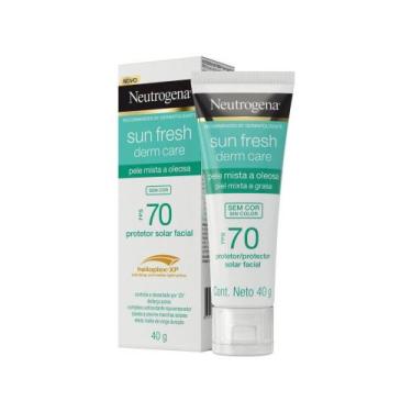 Imagem de Protetor Solar Facial Neutrogena FPS 70 Derm Care - Sun Fresh Sem Cor 