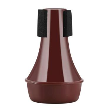 Imagem de JunZheHub Acessório Leve para Surdina de Trompete, Substituição Profissional, Redução de Ruído, Prático para Uso, Surdina Reta para Trompete, Vermelho