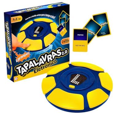 Imagem de Brinquedo Tapalavras Interativo Educativo Digital 2 Modos de Jogo, para 9 Jogadores, com 20 Cartas com 80 perguntas