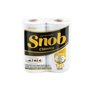 Imagem de Papel Toalha SNOB 2 Rolos com 60 Folhas Cada