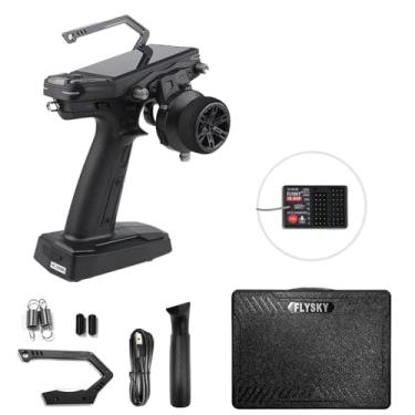 Imagem de Hylukon Flysky FS-G11P RC Transmitter with FS-R11P Receiver, 2.4GHz 11CH Remote Controller with 3.5 Inch IPS Screen Dual Antenna for RC Car, Crawler, Drifting and Boat (11 Channels)