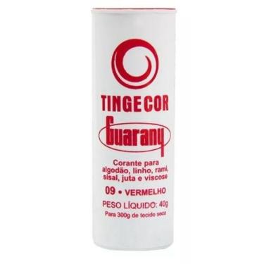 Imagem de Corante para Roupas Tingecor Vermelho Guarany