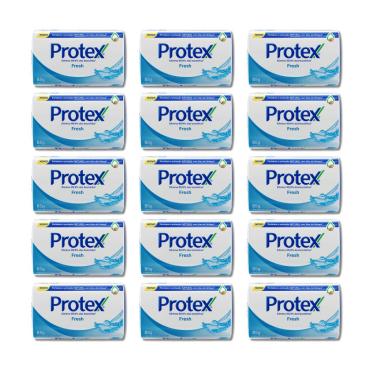 Imagem de Kit 15 Sabonete em Barra Protex Fresh 85g