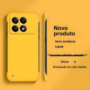 Imagem de Capa De Telefone XIAOMI Poco X6 F6 F5 F4 F3 Matte Sem Moldura Cor Pura