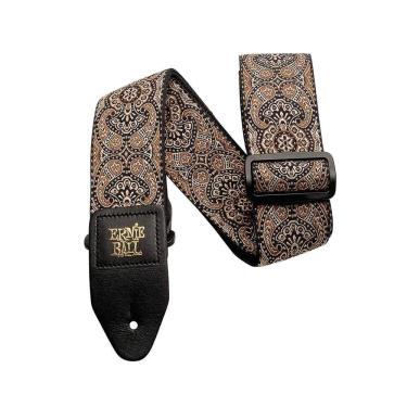 Imagem de Correia Gold And Black Paisley Jacquard P04163 Ernie Ball