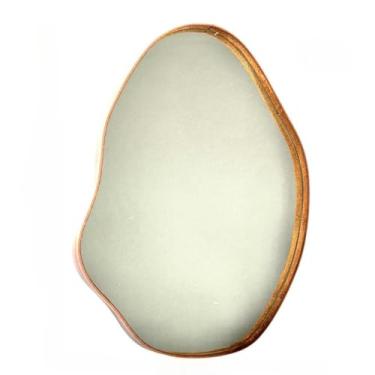 Imagem de Bandeja Decorativa Espelhada e Orgânica Para Organização de Casa Centro de Mesa Banheiro e Festas(N3 MARRON)