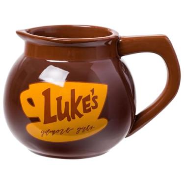 Imagem de Silver Buffalo Gilmore Girls Luke's Diner Cafeteira Cerâmica 3D Esculpida Caneca, 590 ml