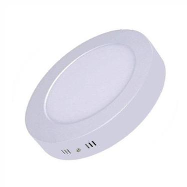 Imagem de Plafon Downlight 18W Sobrepor Redondo 2700K
