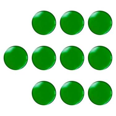 Imagem de UGPLM 10x Pontas de taco de sinuca Almofadas Acessórios de bilhar Acessórios de taco de sinuca Peças de reposição Almofadas de virola para bar Lazer Sala de, Verde