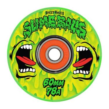 Imagem de Slime Balls 60 mm Screaming Slime Light Ups OG Slime Verde Amarelo 78a Rodas de Skate