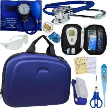 Imagem de Kit Enfermagem Maleta Completo Super Luxo + Monitor Glicose - Love Sau