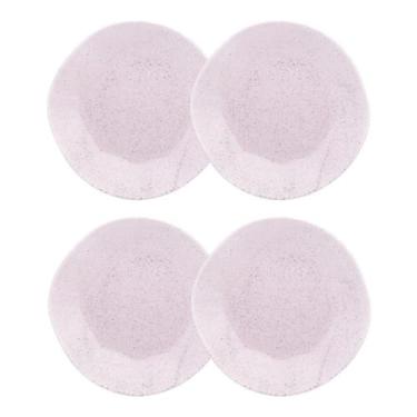 Imagem de Conjunto 4 Pratos Rasos 27,5cm Ryo Pink Sand Porcelana Oxford