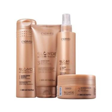 Imagem de Cadiveu Blonde Reconstructor Kit Completo (4 produtos)