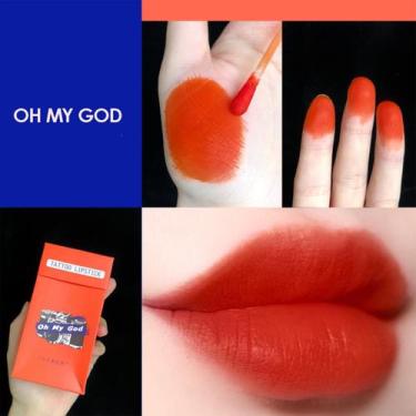 Imagem de Cotonetes de algodão batom, Lipsti descartável impermeável durável - H