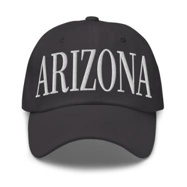 Imagem de Boné Arizona bordado Arizona Dad Hat, Cinza escuro, tamanho �nico