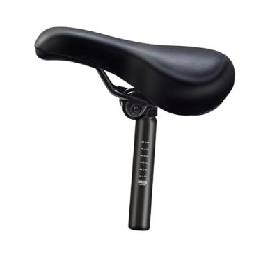Imagem de Baoblaze Substituição de selim de bicicleta, almofada de assento de bicicleta de equilíbrio prático, Saddle W 25.4mm Post