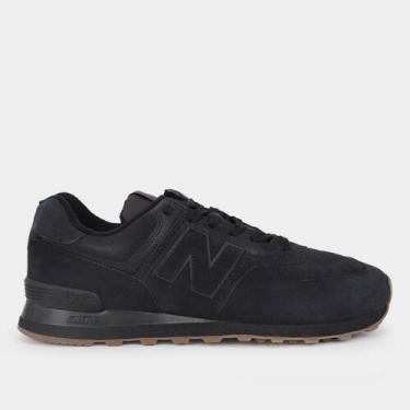 Imagem de Tênis New Balance 574 V2, Preto, Nude, 36