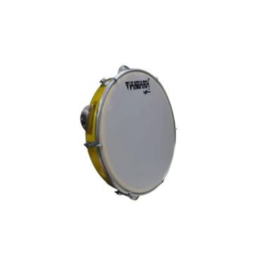 Imagem de Pandeiro 10&quot; Amarelo Pele Leitosa - Spanking