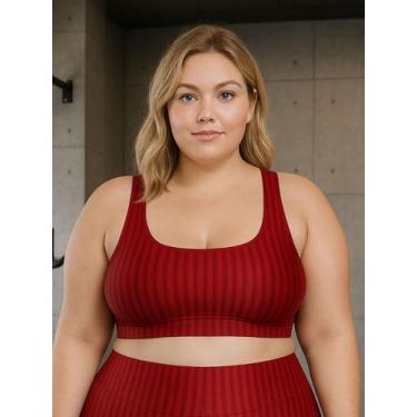 Imagem de Top de Academia Grande Plus Size New Zig 3D Liso 46 48 50- c7 NICOLE P
