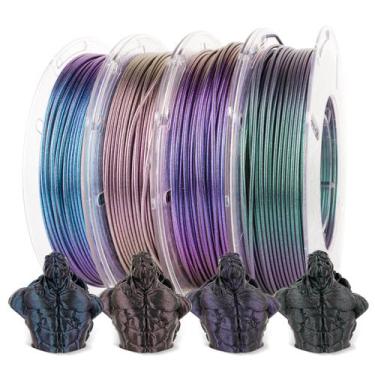 Imagem de Filamento de impressora 3D AMOLEN PLA Burnt Titanium 1,75 mm 800g