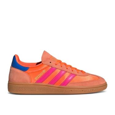 Imagem de adidas Tênis feminino de handebol Spezial, Laranja solar/rosa lúcido/chiclete, 40