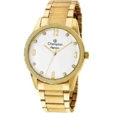 Imagem de Relógio Champion Feminino Analógico Dourado Cn26082x