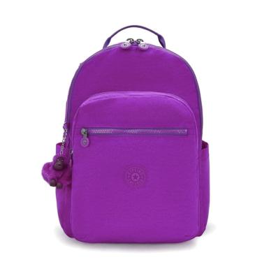 Imagem de  Kipling Mochila Seoul XL com Porta Notebook Purple Passion