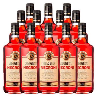 Imagem de Aperitivo Seagers Negroni 980ml 12 Unidades