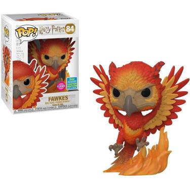 Imagem de Funko Pop Harry Potter 84 Fawkes Flocked Limited