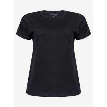 Imagem de Camiseta Feminina Aleatory Estampada Fine Preta-Feminino