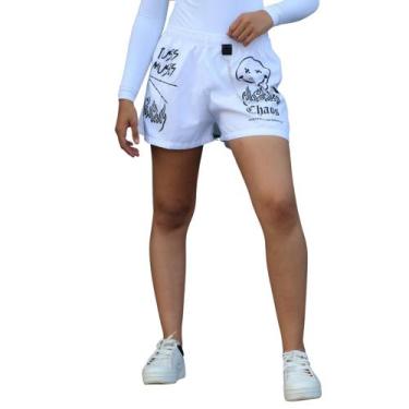 Imagem de Short Smile Curto Leve Com Corrente e Elástico na Cintura Esportivo La