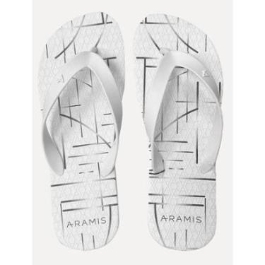 Imagem de Chinelo Aramis Masculino ARM1104 Basic Urban Dark Lines Branco-Masculino