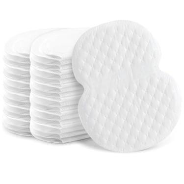 Imagem de Almofadas de suor de axila para homens e mulheres, grandes invisíveis 10 x 12 cm, 100 peças, tecido não tecido absorvente