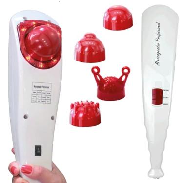 Imagem de Aparelho Massageador Elétrico 3 Ponteiras Corporal Infravermelho Portátil Percussão(110v)