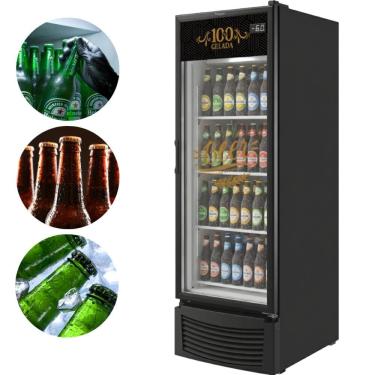 Imagem de Cervejeira Vertical Frost Free 569 Litros Porta de Vidro Adesivada VCFC569V Fricon