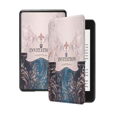 Imagem de Akacy Capa com padrão pintado de 6 polegadas para Kindle (8ª geração, modelo: SY69JL, lançado em 2016) com função automática de despertar/dormir/à prova d'água (17)