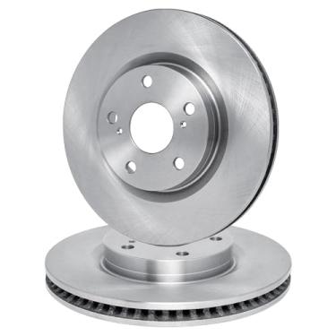 Imagem de R1 Concepts Freios dianteiros e rotores | Rotores de freio em branco | Rotores de freio a disco dianteiro| Serve para Hyundai Elantra 2021-2024; Hyundai Kona 2024; 2025 Kia K4; 2023-2025 Kia Niro