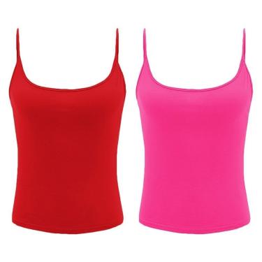 Imagem de Kit 2 Regatas de Alcinha PMC Básica Feminina