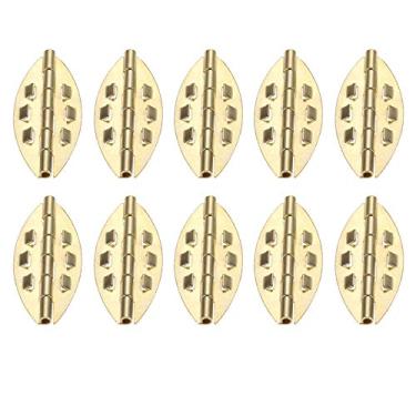 Imagem de 100 pcs armário dobradiça do parlamento decorativo dobradiças de madeira vintage caixa de jóias caixa de articulação de hardware 39 * 17mm YYDFPIIA (Color : Color B)