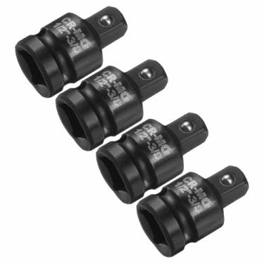 Imagem de HARFINGTON Adaptador de soquete de impacto fêmea de 1/5.1 cm para macho 3/20.3 cm redutor de acionamento quadrado padrão SAE CR-MO conversor de aço, chave catraca, conversão de barra de disjuntor