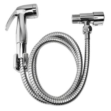 Imagem de Ducha Higiênica Banheiro Lavabo Completa Alavanca – Gatilho em Metal, Mangueira 1,20m, Acabamento Moderno e Alta Durabilidade