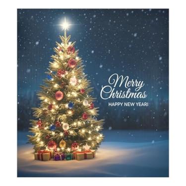 Imagem de SEHANY Capa magnética para lava-louças de árvore de Natal, adesivos magnéticos para decoração de Natal antiarranhões para painel de geladeira e lava-louças, decoração de Natal de cozinha doméstica 58