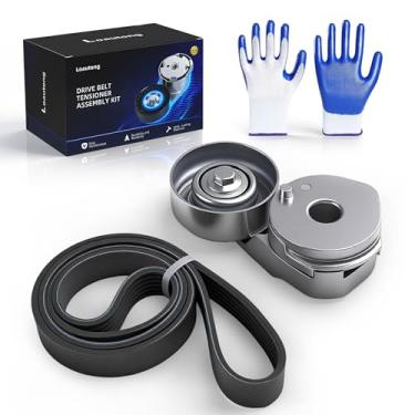 Imagem de Loautong Kit de tensor de correia de transmissão adequado para Nissan Versa L4 GAS DOHC, 1.8L 1798CC, 2007-2012, 90K-39162, 39162, 5340442000, 7701065089, 780311